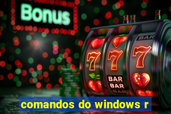 comandos do windows r