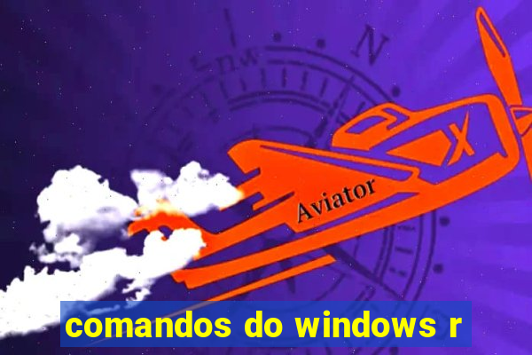 comandos do windows r