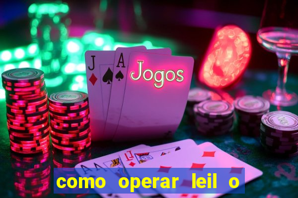 como operar leil o de abertura mini indice