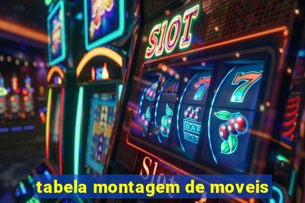 tabela montagem de moveis