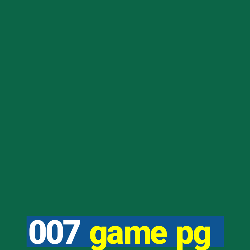 007 game pg