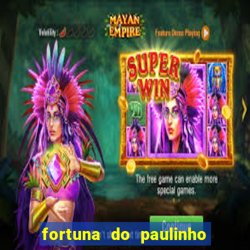 fortuna do paulinho do roupa nova