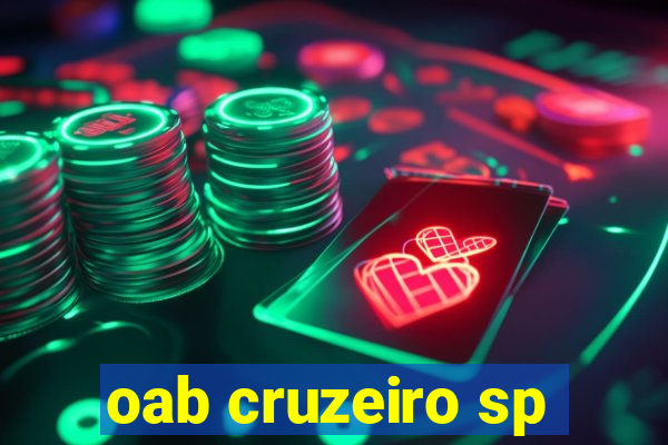 oab cruzeiro sp