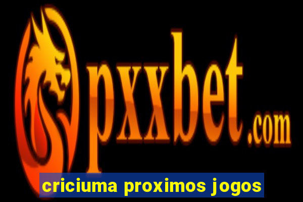 criciuma proximos jogos