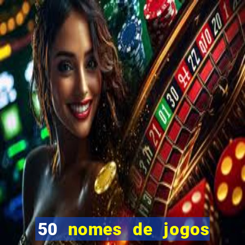 50 nomes de jogos com bola