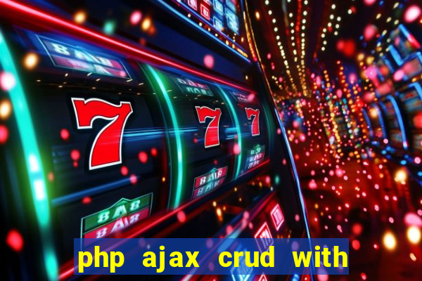 php ajax crud with datatables and bootstrap modals