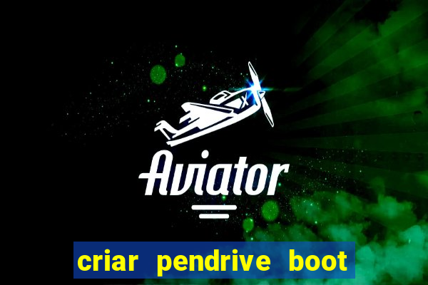 criar pendrive boot windows 10