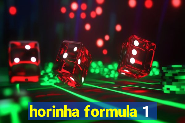 horinha formula 1