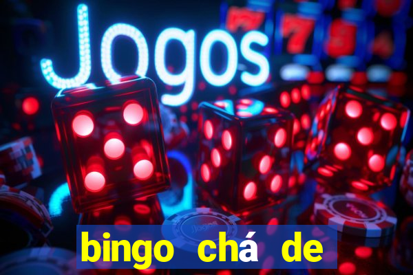 bingo chá de bebê excel