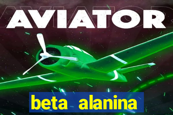 beta alanina aumenta a pressao