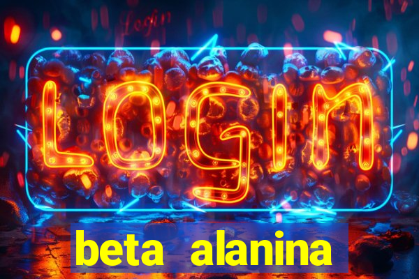 beta alanina aumenta a pressao