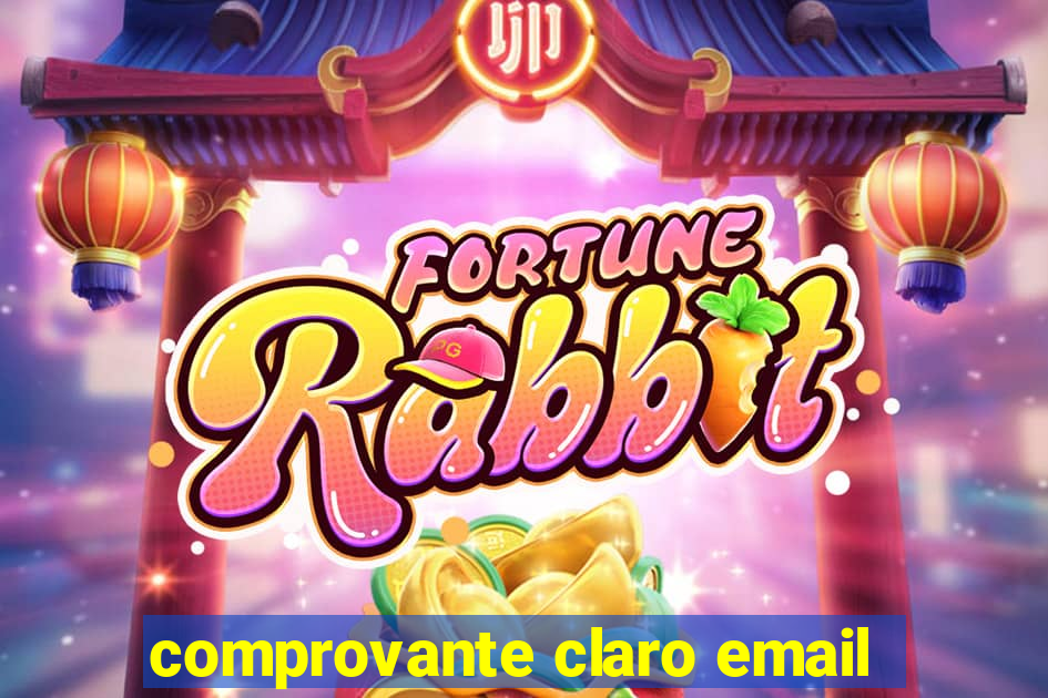 comprovante claro email