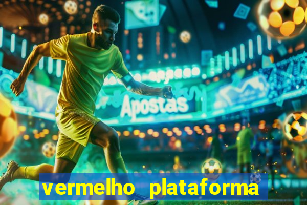 vermelho plataforma de jogos