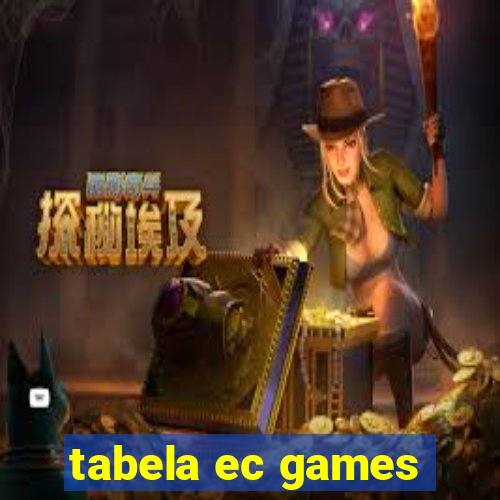 tabela ec games