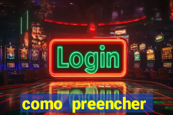 como preencher recibo de pagamento