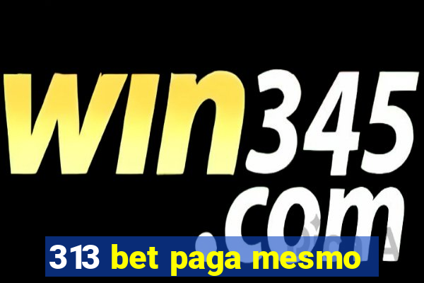 313 bet paga mesmo