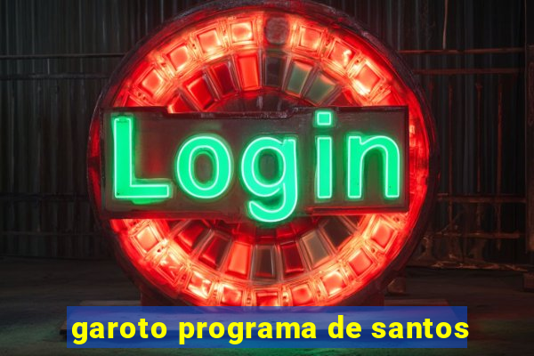 garoto programa de santos