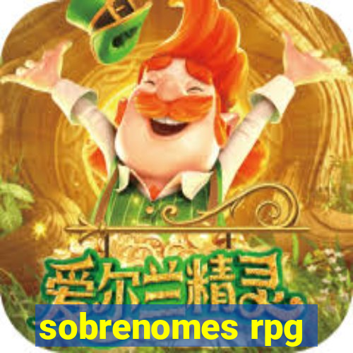 sobrenomes rpg