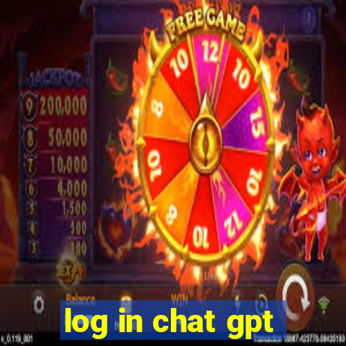 log in chat gpt