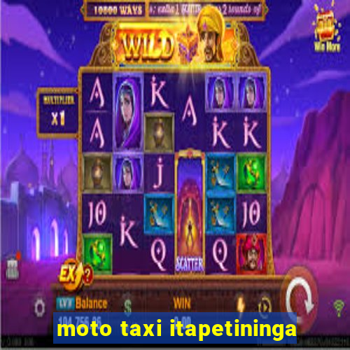 moto taxi itapetininga