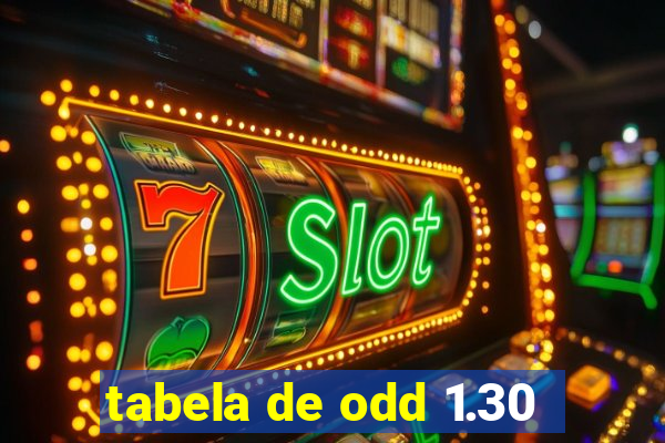 tabela de odd 1.30