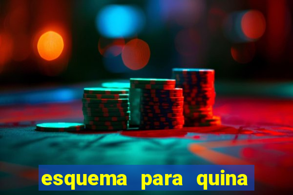 esquema para quina com 20 dezenas