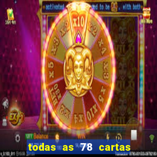 todas as 78 cartas do tarot