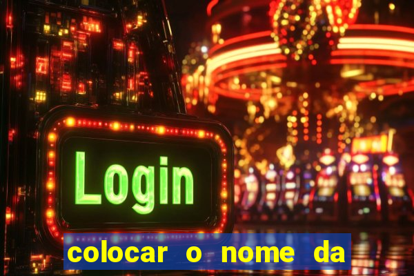 colocar o nome da pessoa no congelador