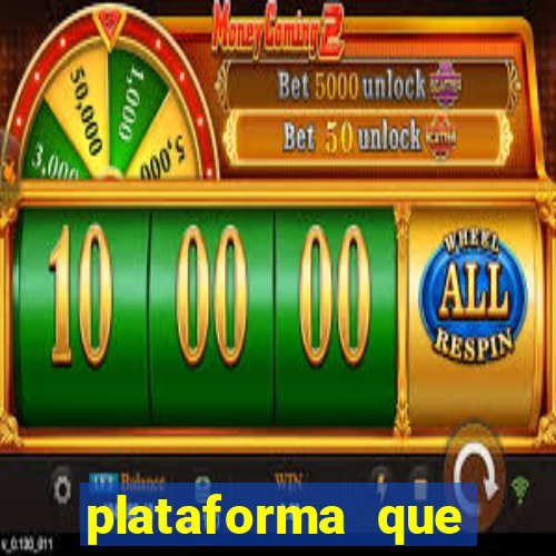 plataforma que deposita 5 reais