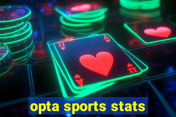 opta sports stats