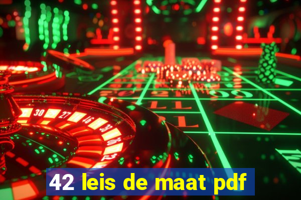 42 leis de maat pdf