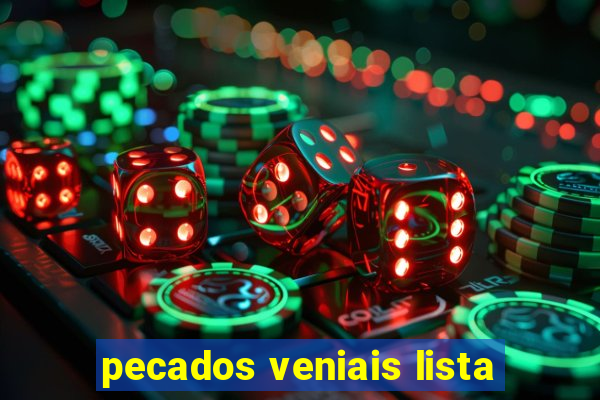 pecados veniais lista