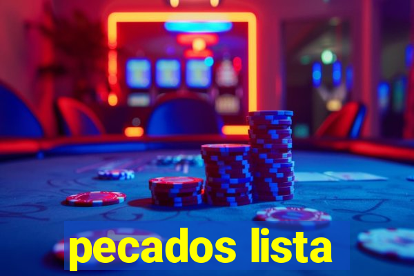 pecados lista