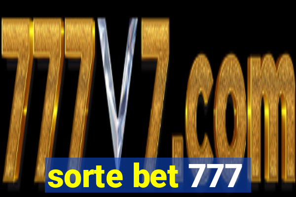 sorte bet 777