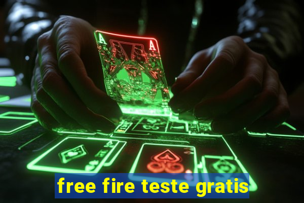 free fire teste gratis