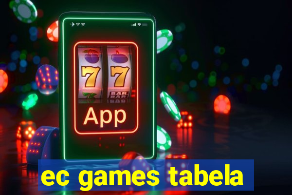 ec games tabela