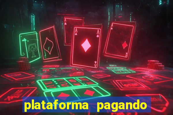 plataforma pagando bonus no cadastro