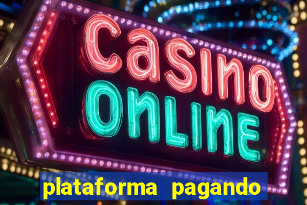 plataforma pagando bonus no cadastro