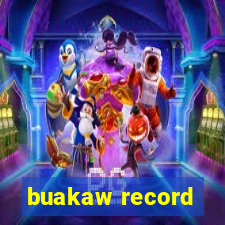 buakaw record