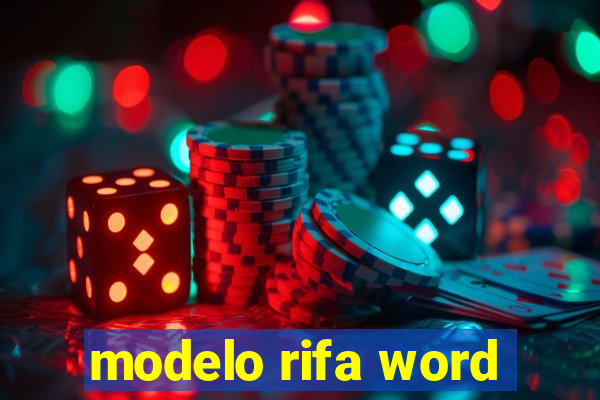 modelo rifa word