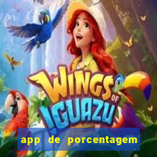 app de porcentagem de jogos slots