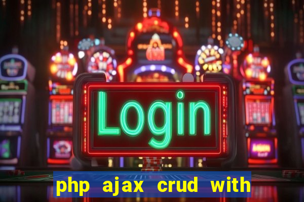 php ajax crud with datatables and bootstrap modals