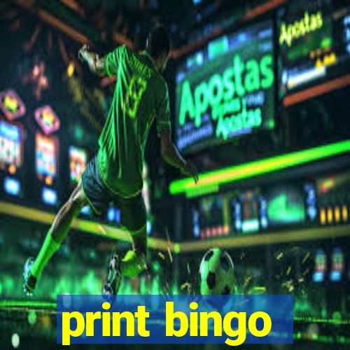 print bingo