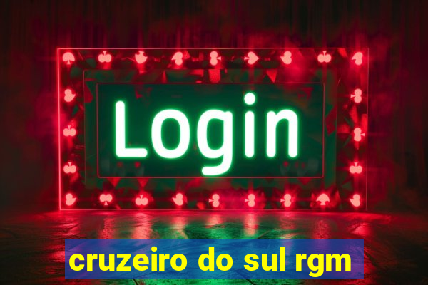 cruzeiro do sul rgm