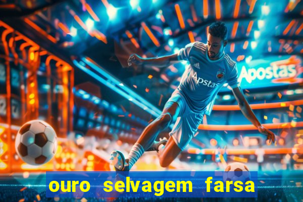 ouro selvagem farsa ouro selvagem o que aconteceu