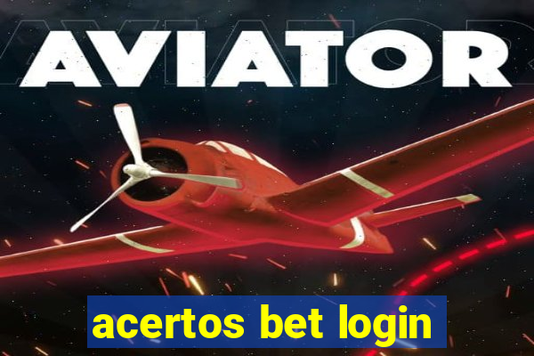 acertos bet login