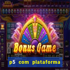 p5 com plataforma de jogos