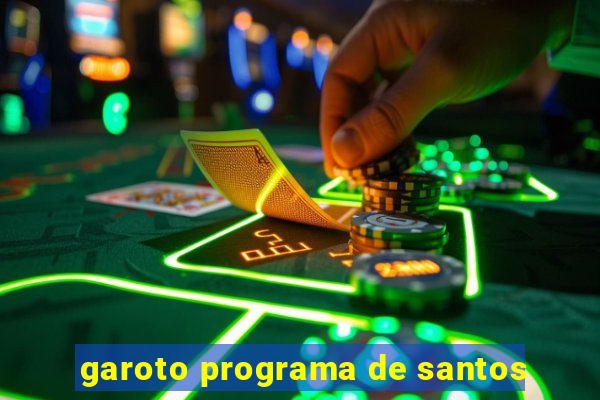 garoto programa de santos