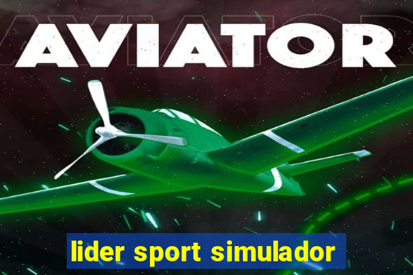 lider sport simulador