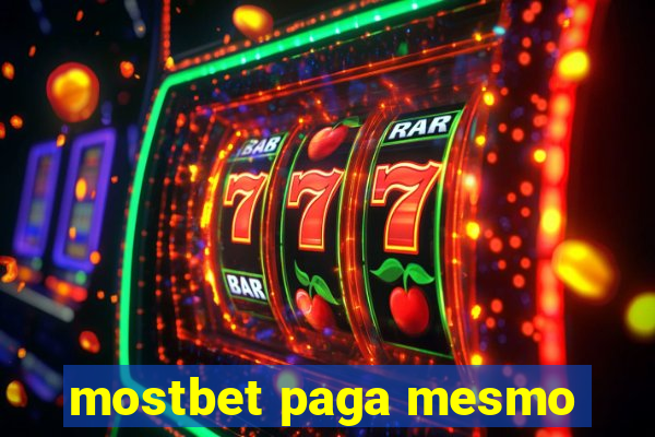 mostbet paga mesmo